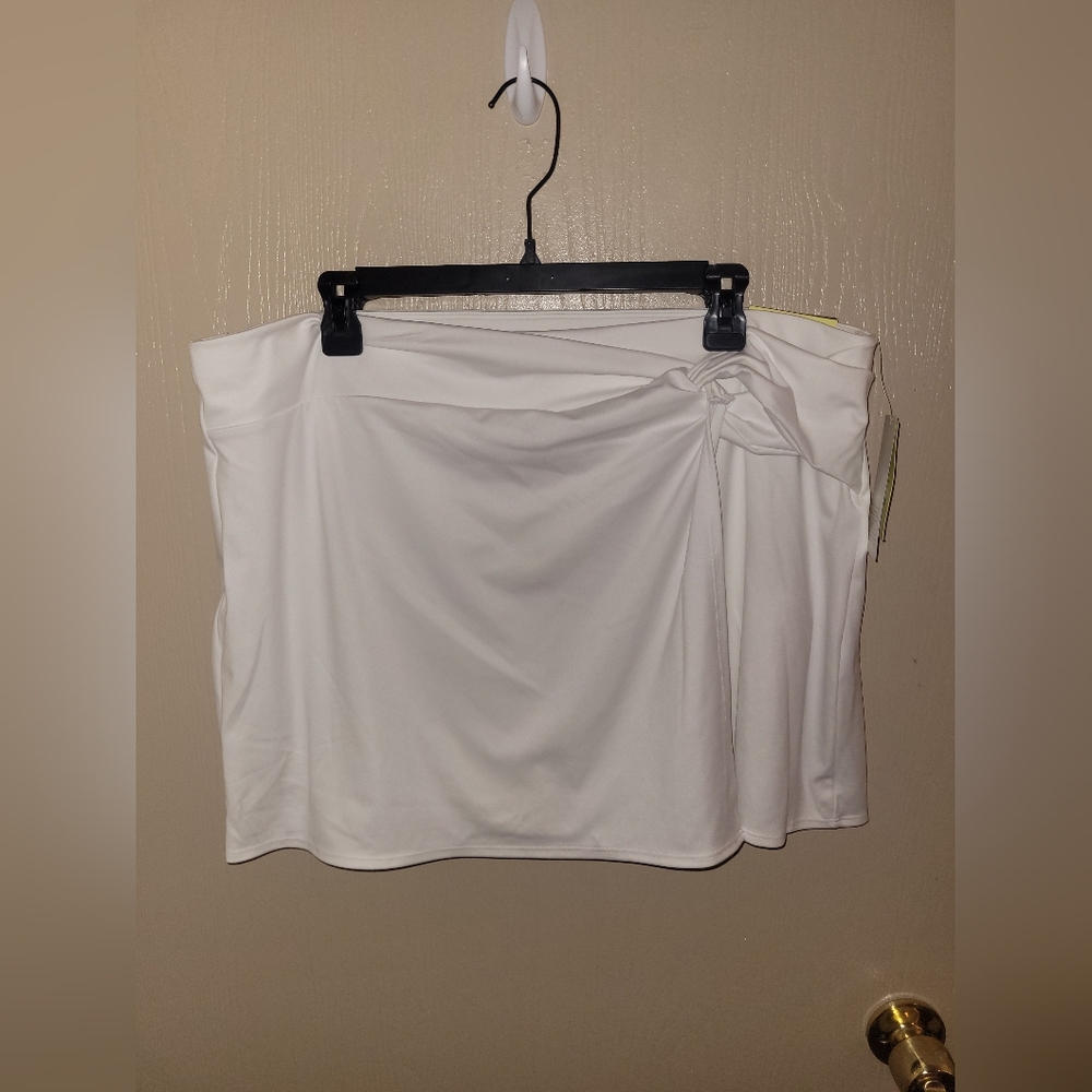 All In Motion White Tennis Skirt Athleisure Casual Gym Womens XXL NWT